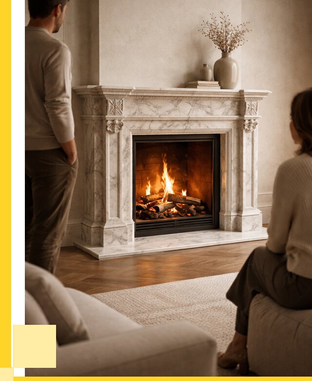 Мраморные камины под ключ в Щекине от 257300 р. | ЭриданЕкн