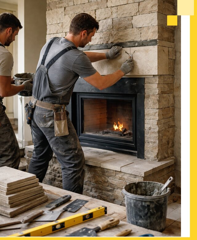 Проектирование и установка открытых каминов в Щекине