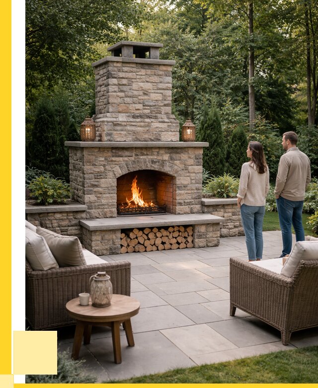 Уличные камины из кирпича в Щекине от 154380 р. | ЭриданЕкн