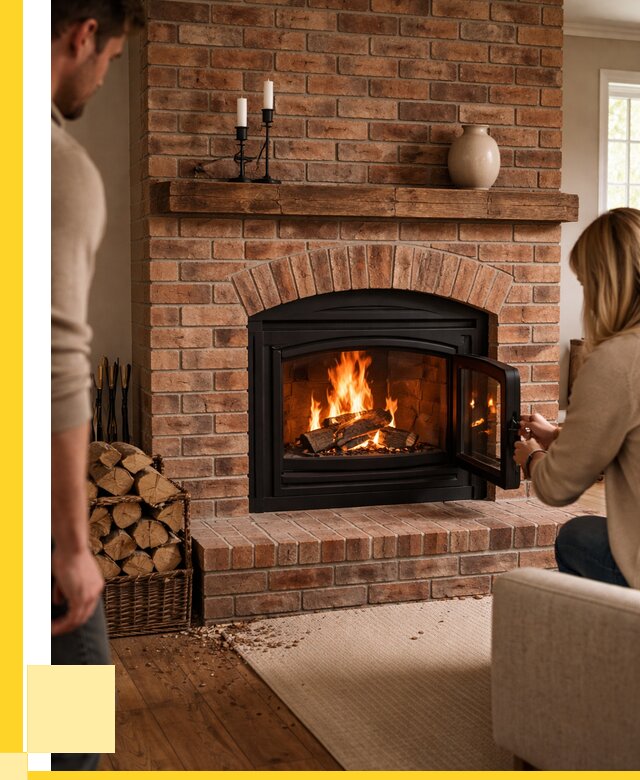 Кирпичные камины под ключ в Щекине от 154380 р. | ЭриданЕкн