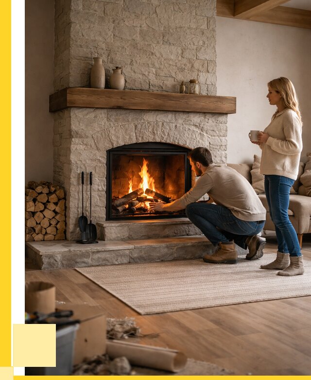 Камины для загородного дома в Щекине от 360220 р., ЭриданЕкн