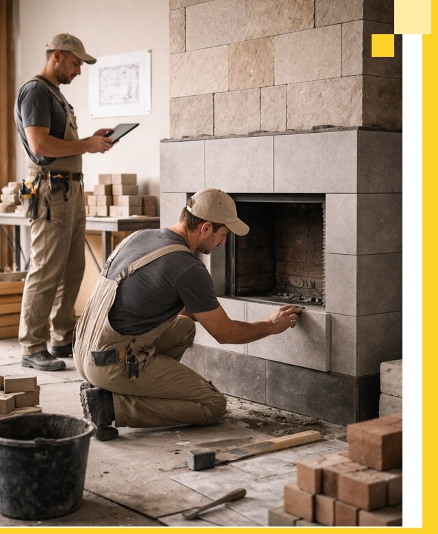 Индивидуальные проекты каминов и каминных систем в Щекине