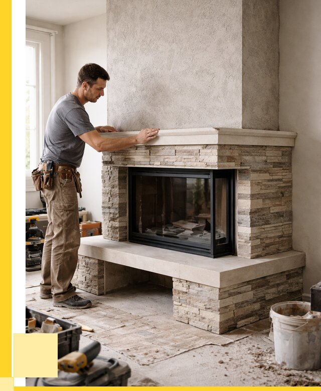 Изготовление каминов под ключ в Щекине от 154380 р. | ЭриданЕкн