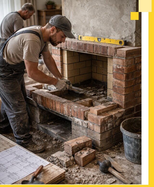 Изготовление и установка каминопечей под ключ в Щекине