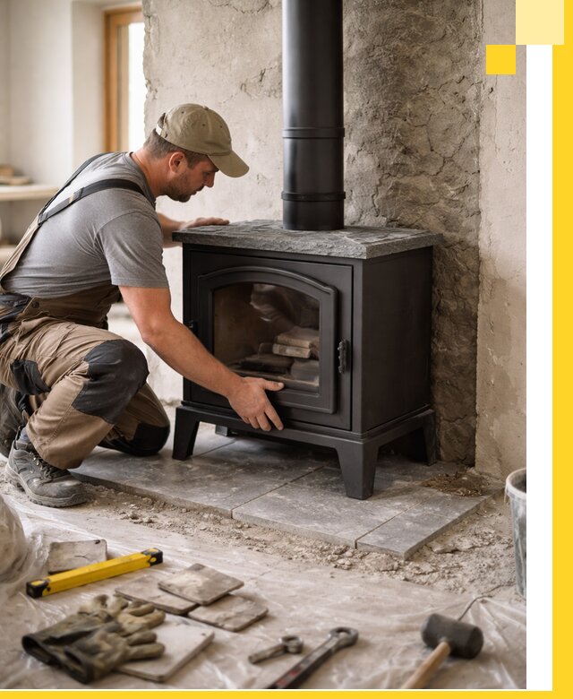 Профессиональный монтаж печей и каминов в Щекине под ключ