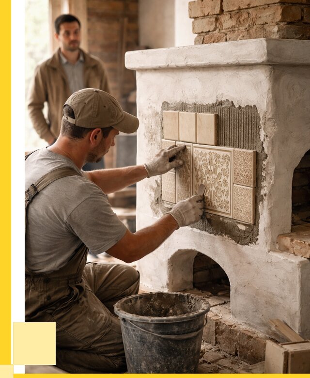 Отделка печей и банных печей в Щекине от 36022 р. | ЭриданЕкн