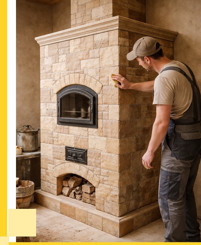 Облицовка печей в Щекине от 4631 р. под ключ | ЭриданЕкн