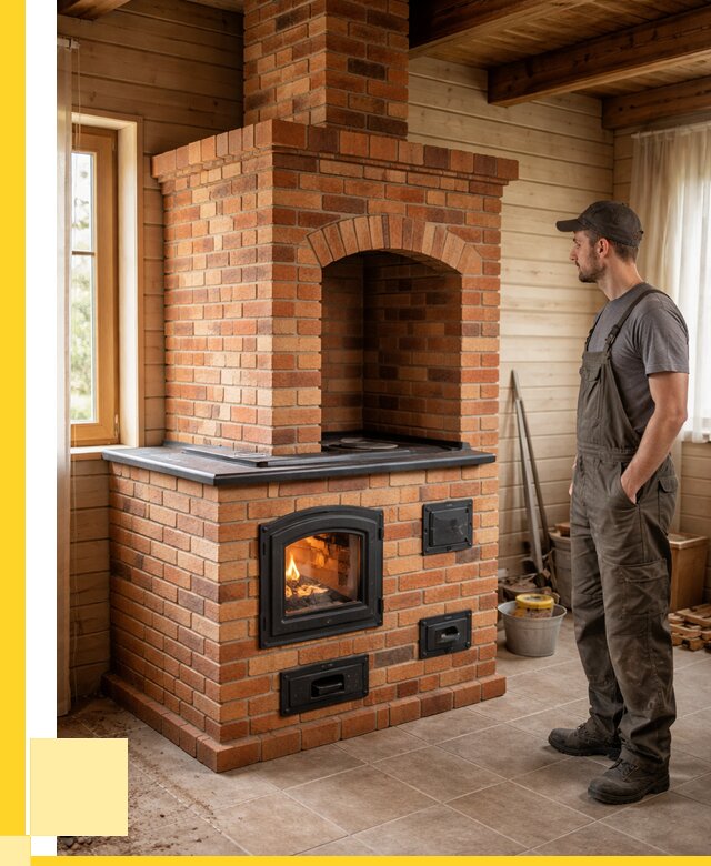 Кирпичные печи в Щекине: купить от 154380 р. | ЭриданЕкн