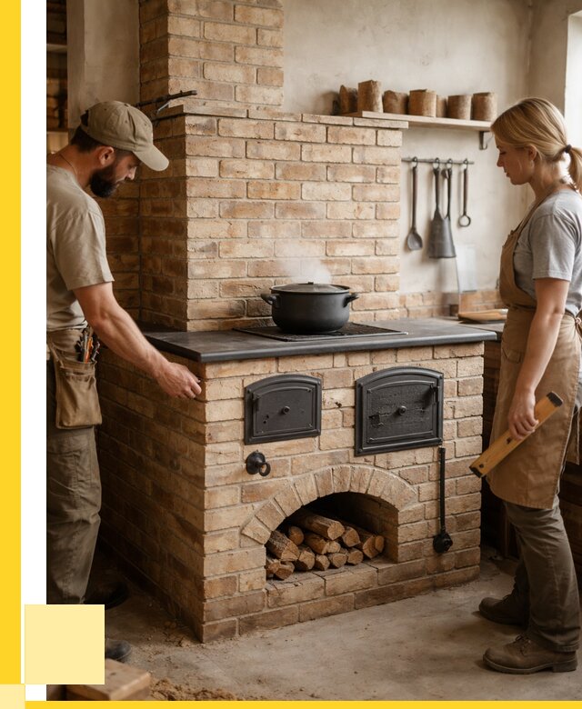 Варочно отопительные печи в Щекине от 92628 р. | ЭриданЕкн