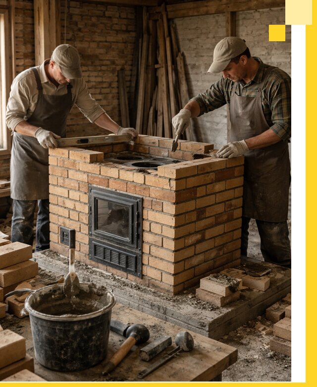 Изготовление и установка варочных печей под ключ в Щекине