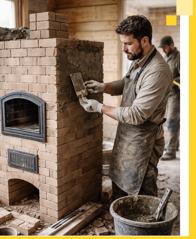 Изготовление и установка печей-шведок под ключ в Щекине