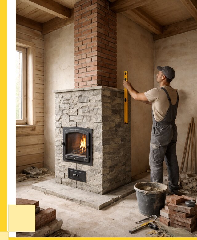 Печи и дымоходы под ключ в Щекине от 46314 р., ЭриданЕкн