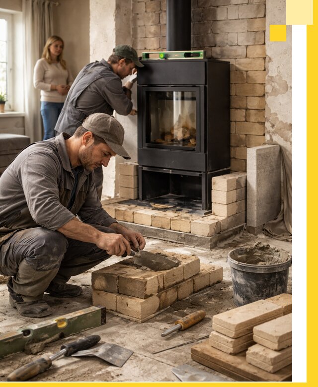 Печи и камины под ключ: проект, установка в Щекине