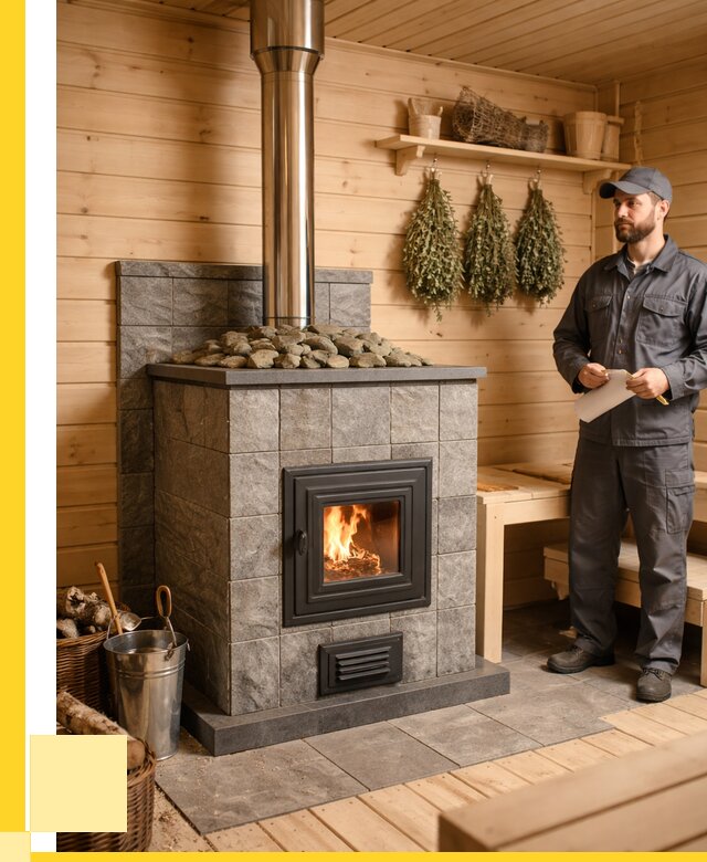 Печи для бани под ключ в Щекине от 123504 р. | ЭриданЕкн