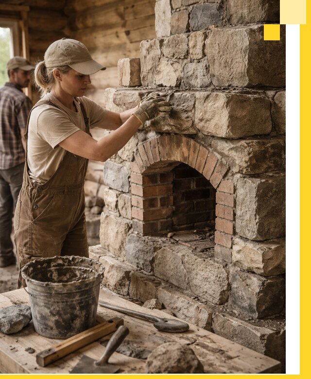 Каменные печи на заказ и монтаж в Щекине, долговечные решения