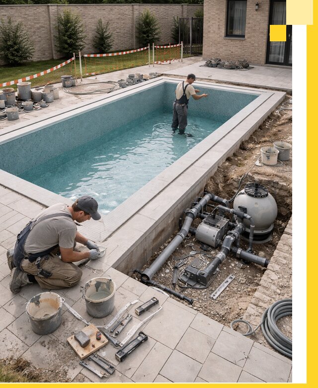 Строительство бассейнов под ключ в Щекине: проекты и монтаж