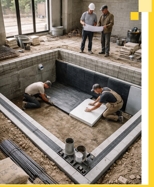 Проекты частных и общественных бассейнов под ключ в Щекине