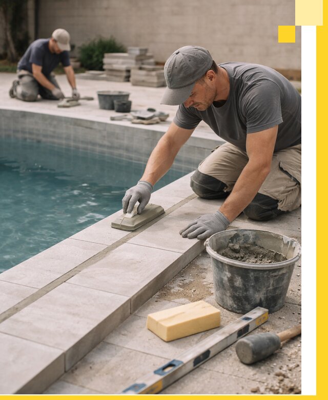 Отделка бассейнов в Щекине: декоративная отделка и гидроизоляция