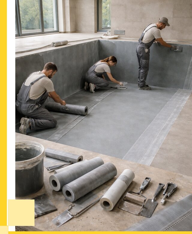 Гидроизоляция бассейнов в Щекине от 2058 р., ЭриданЕкн