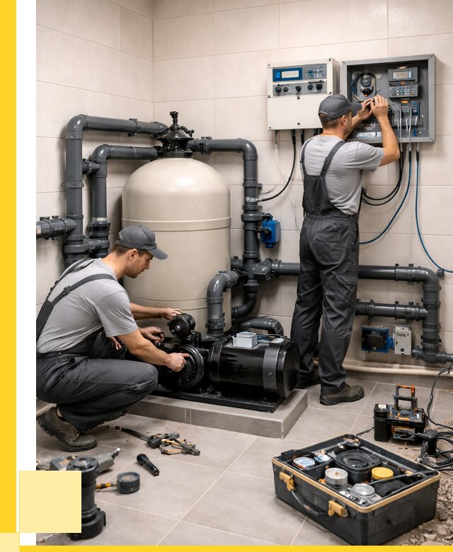 Монтаж оборудования для бассейнов в Щекине от 41168 р. | ЭриданЕкн