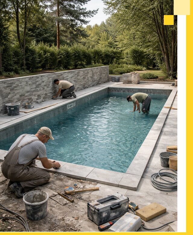 Проектирование и строительство частных бассейнов в Щекине