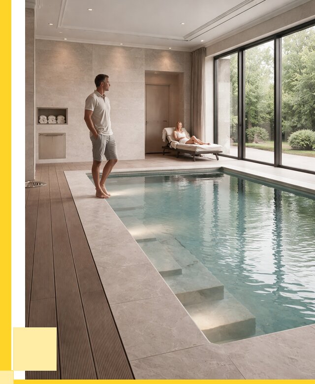 Бассейны в коттедже под ключ в Щекине от 1235040 р. | ЭриданЕкн