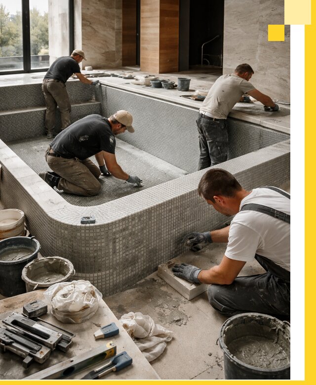 Строительство и установка СПА бассейнов под ключ в Щекине