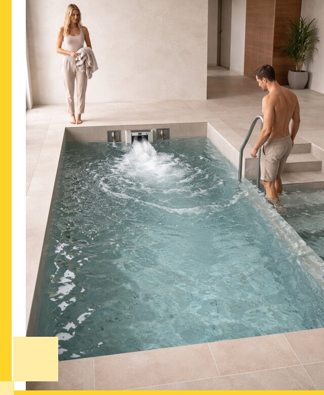 Бассейн с противотоком в Щекине от 257300 р. | ЭриданЕкн