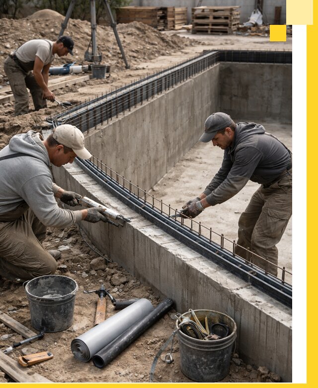 Качественный монтаж чаши бассейна в Щекине под ключ с гарантией