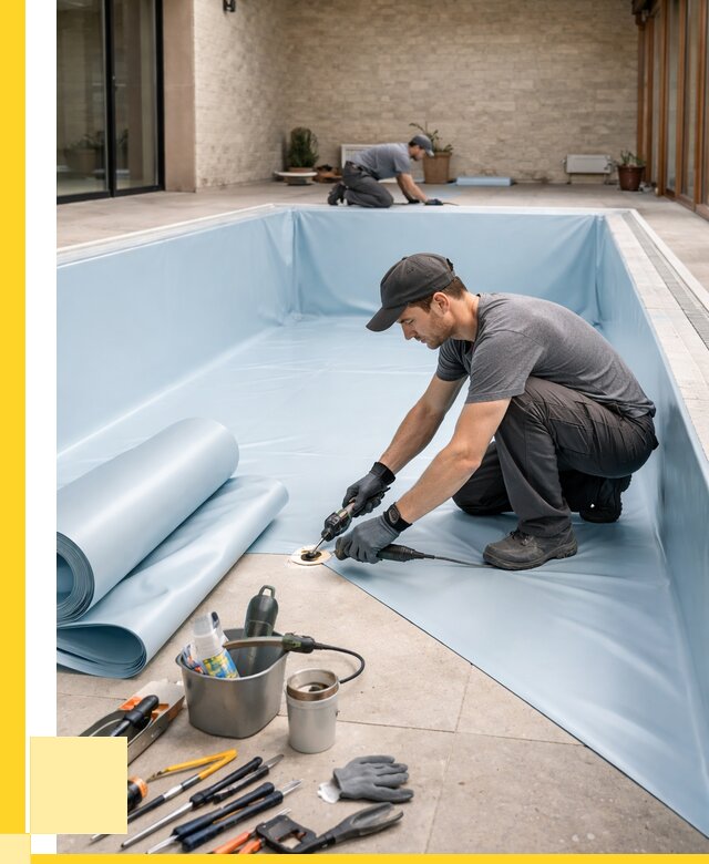 Пленка ПВХ для бассейнов в Щекине от 2573 р. | ЭриданЕкн