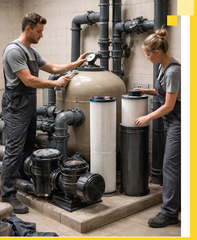 Фильтры и системы фильтрации для бассейнов в Щекине