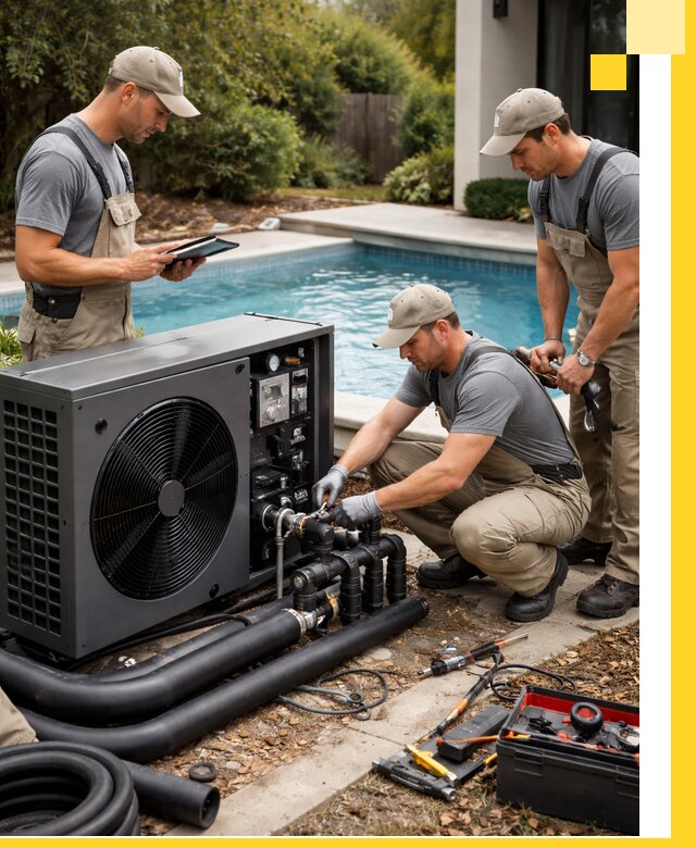 Проектирование и установка тепловых насосов для бассейнов в Щекине