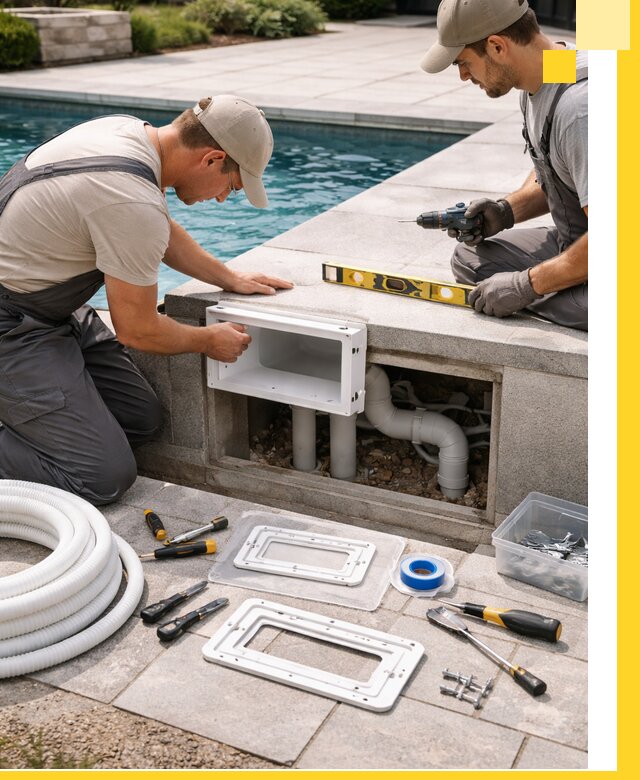 Поставка и установка скиммеров для бассейнов в Щекине