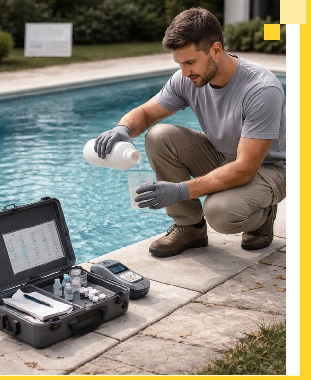 Профессиональная дезинфекция воды в бассейне в Щекине