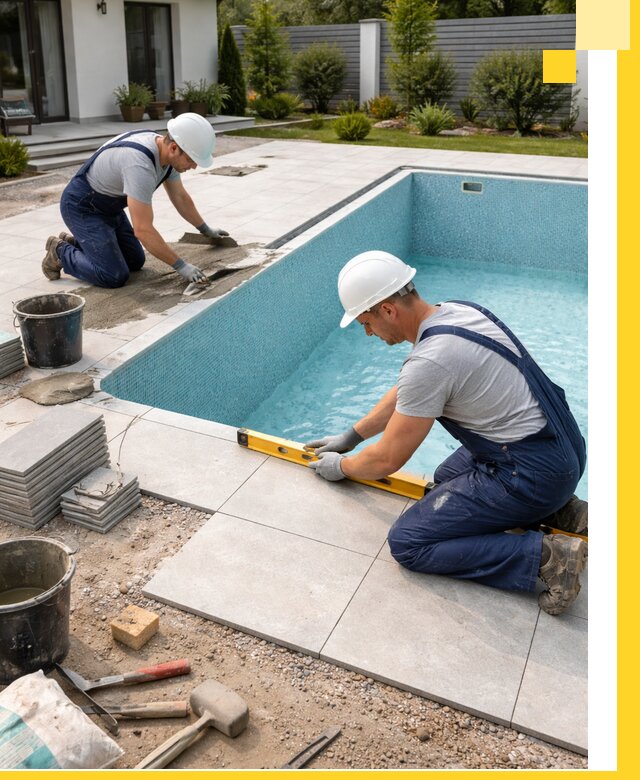 Строительство и монтаж плавательных бассейнов под ключ в Щекине