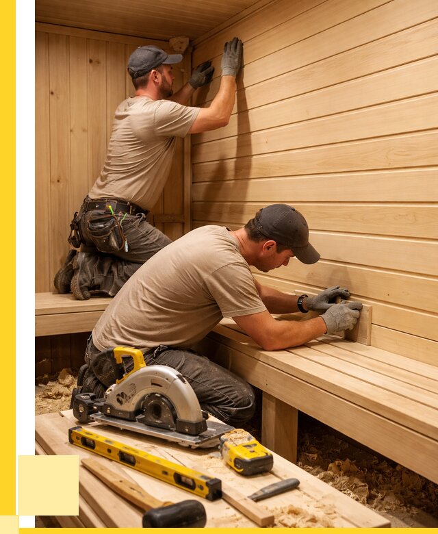 Обшивка саун вагонкой в Щекине от 2573 р. | ЭриданЕкн