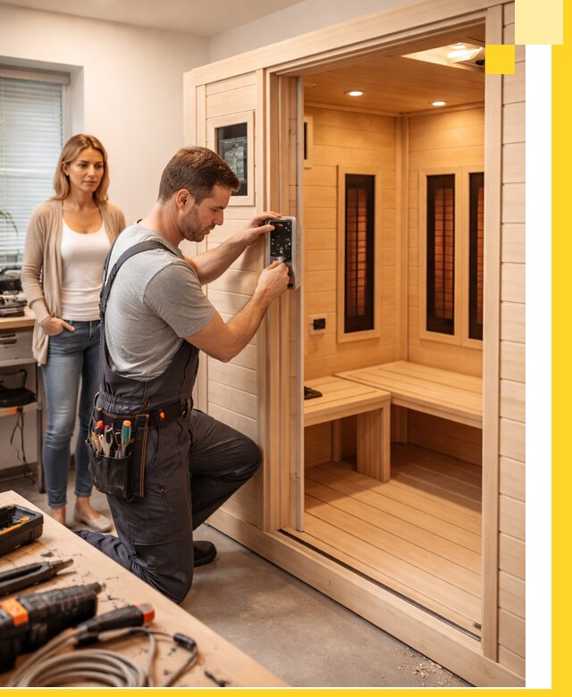 Инфракрасные сауны под ключ в Щекине продажа и установка