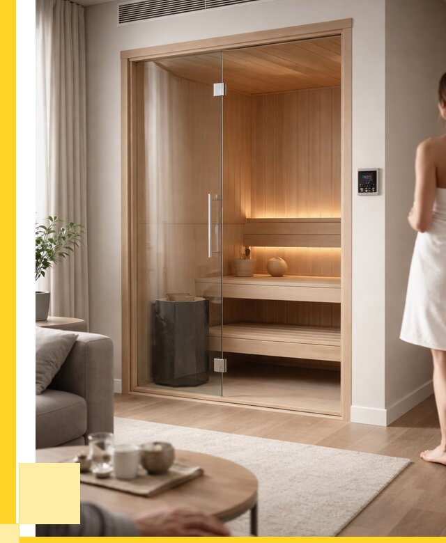 Сауна в квартире под ключ в Щекине от 123504 р. ЭриданЕкн