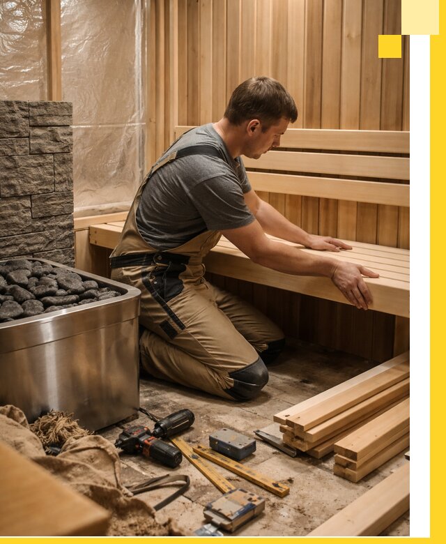 Сауны для дома под ключ с проектированием и монтажом в Щекине