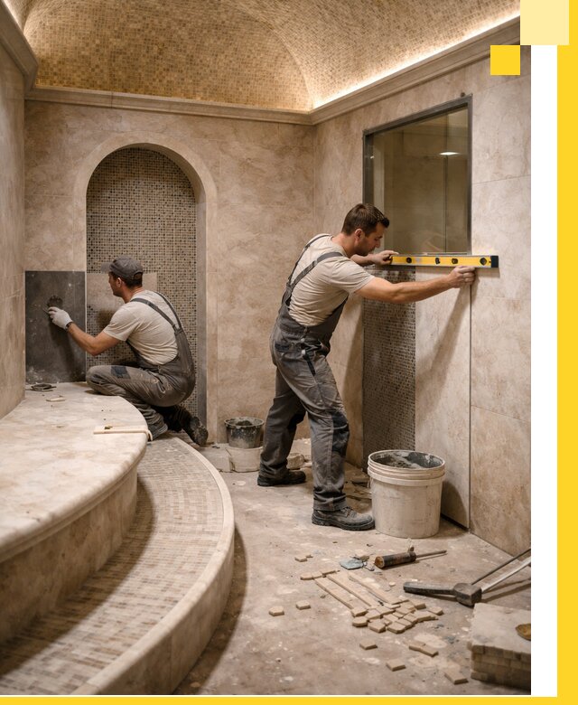 Проектирование и строительство саун с хамамом под ключ в Щекине