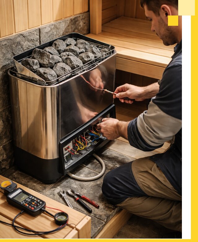 Продажа и установка электрокаменок для саун в Щекине