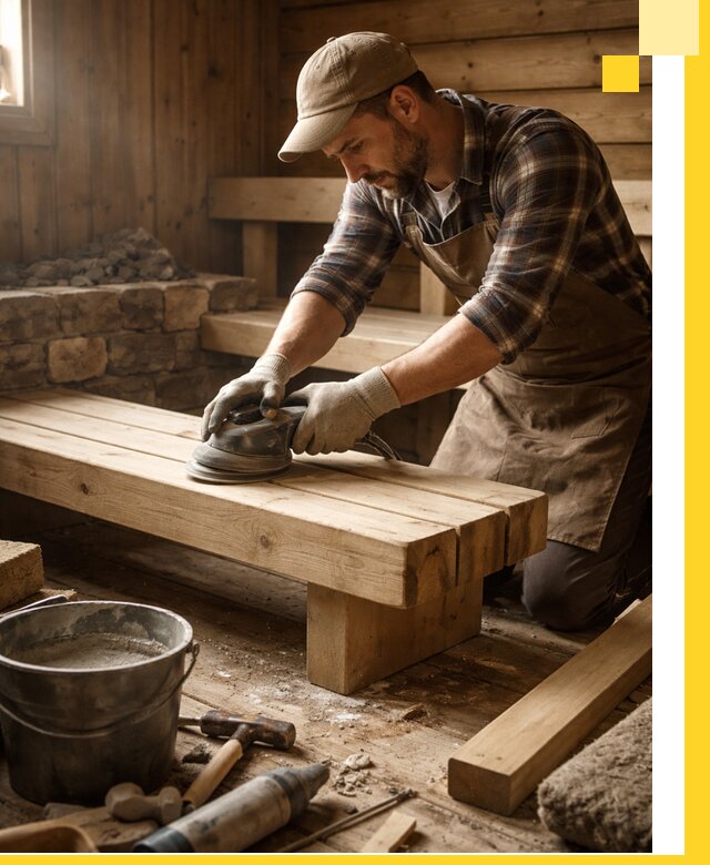 Ремонт бань под ключ в Щекине с гарантией качества и сроков