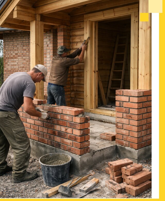 Строительство кирпичных бань под ключ в Щекине с гарантией качества