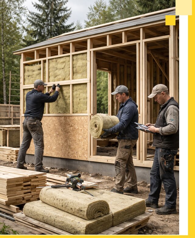 Проектирование и строительство каркасных бань в Щекине под ключ