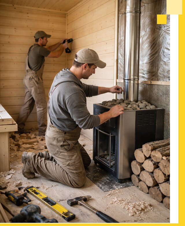 Строительство деревянных бань под ключ в Щекине проекты и монтаж