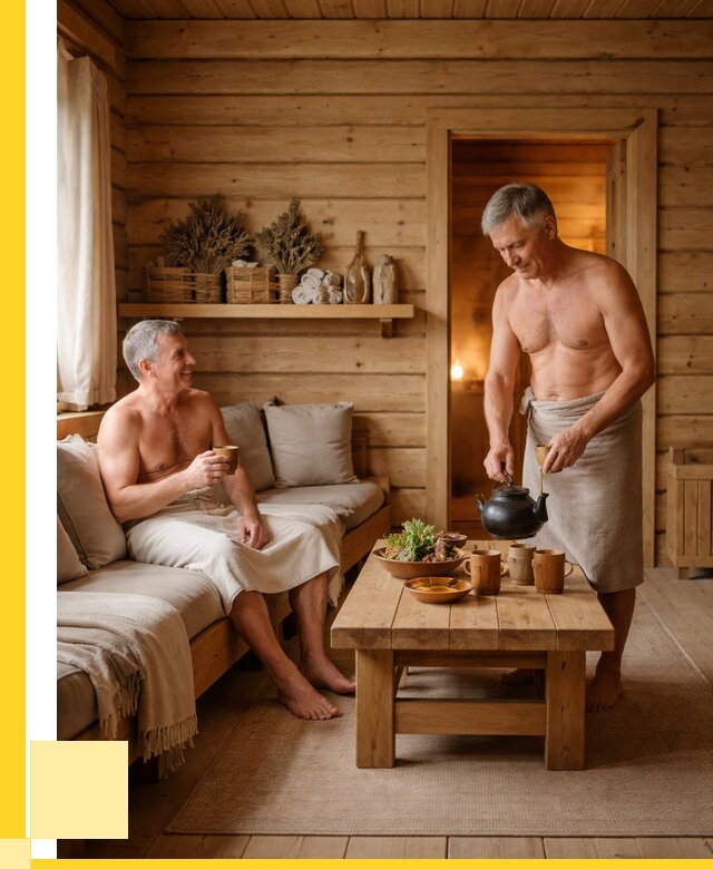 Бани с комнатой отдыха под ключ в Щекине от 463140 р. | ЭриданЕкн