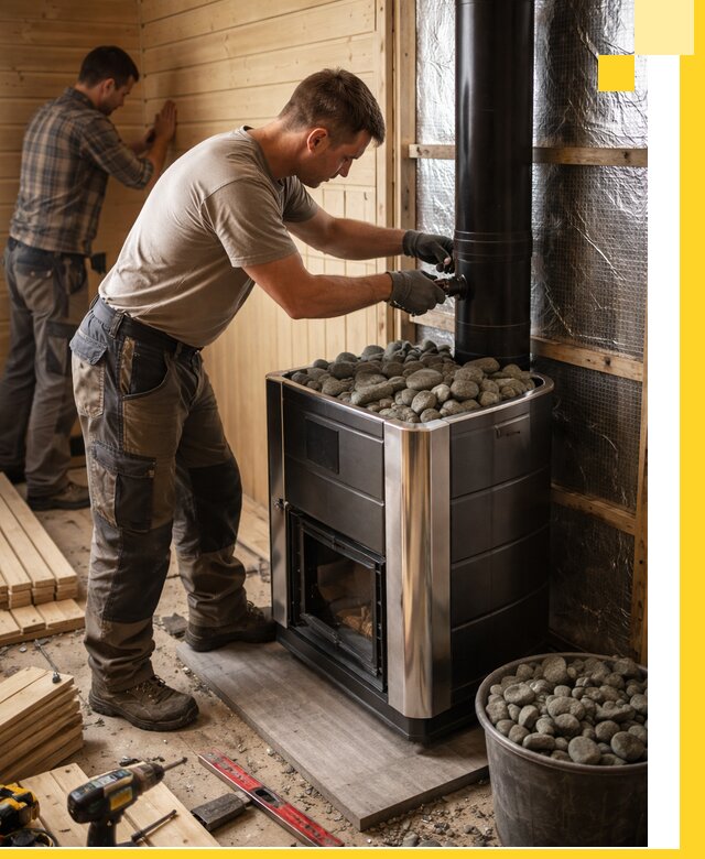 Проектирование и строительство парилок для бани в Щекине под ключ