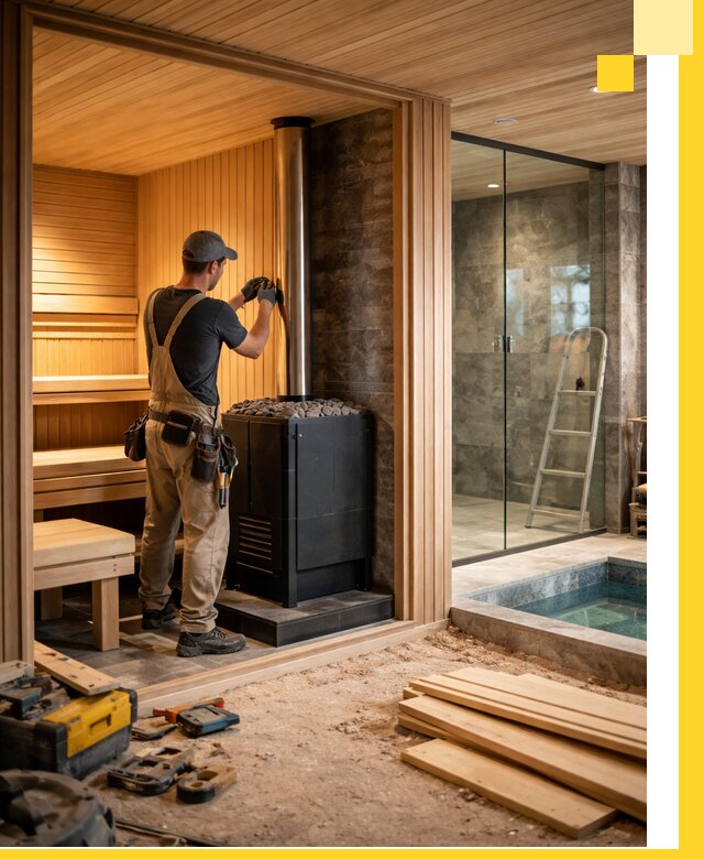 Полное строительство банных комплексов под ключ в Щекине