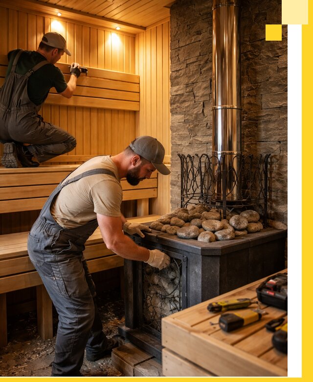 Комплексный дизайн бань, саун и зон отдыха в Щекине