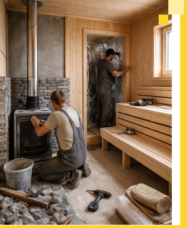 Строительство и изготовление бань под ключ в Щекине